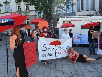 Stuttgarter Demo für Sexarbeit am 06.08.2020